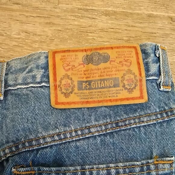 PS Gitano Vintage High Waisted Mom Jeans 10 - Picture 3 of 5